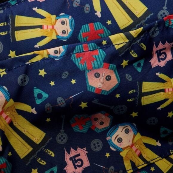 NWT Loungefly Laika Coraline 15th Anniversary Cat Plush Figural Crossbody Bag - Picture 4 of 4